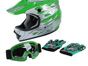 XFMT DOT Youth Kids Motocross Offroad Street Dirt Bike Helmet Goggles Gloves ATV Mx Helmet …