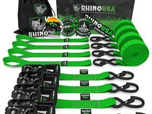 RHINO USA Ratchet Straps Tie Down Kit