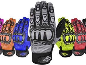 ALPHA CYCLE GEAR MOTO SPORTS GLOVES (BLACK/GRAY