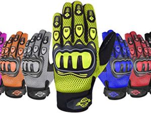 ALPHA CYCLE GEAR MOTO SPORTS GLOVES (BLACK/GREEN