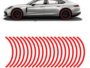 16PCS 17''-19'' Reflective Wheel Rim Stripe Decal