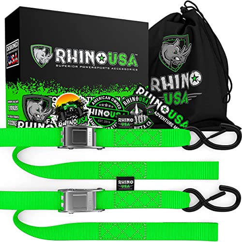 Rhino USA Motorcycle Tie Down Straps (2 Pack) Lab Tested 3 Rhino USA Motorcycle Tie Down Straps (2 Pack) Lab Tested 3