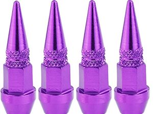 Abfer Spike Valve Stem Caps Long Wheel Tire Pressure Cover Air Cap Fit for Most Vehicle Car Truck Bike Motorcycle