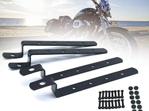 HONGPA Universal Motorcycle Saddle Bags Brackets Hard Trunk Brackets Saddlebags Mounting Brackets