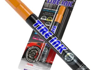 Tire Ink Paint Pen for Car Tires Permanent and Waterproof Carwash Safe (1 Pen