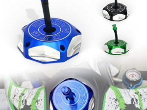 Motorcycle Dirt Bike Gas Fuel Tank Cap Cover With Breather Valve Air Vent Hose Tube For KX250F 2006-2018