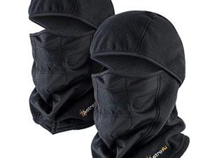 AstroAI Balaclava Ski Mask 2 Pack Winter Fleece Thermal Face Mask Cover for Men Women Warmer Windproof Breathable
