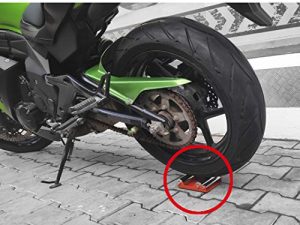 Grand Pitstop Motorcycle Wheel cleaning stand - Paddock Stand Replacement - Wheel Roller Stand for tire cleaning & chain lubrication - GRoller (Medium (Bikes < 485 lb & Tyre width