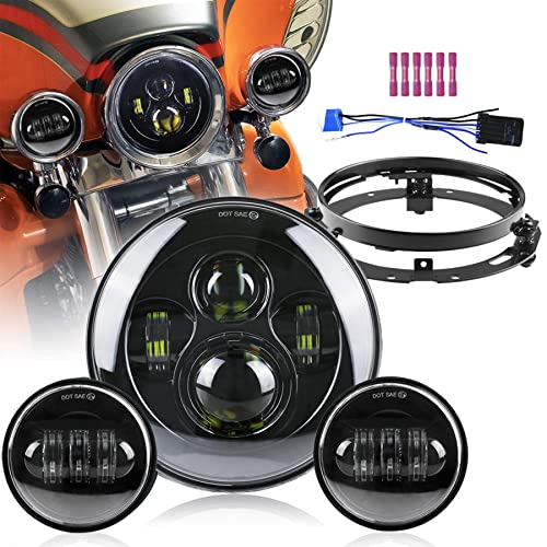 Motorcycle 7" LED Headlight Compatible for Motorcycle Road King Motorcycle 7" LED Headlight Compatible for Motorcycle Road King
