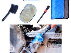 Motorcycle Cleaning Brush Kit 5 Pack