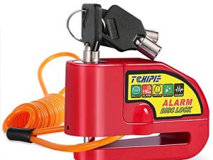 Tchipie Disc Brake Lock Motorcycle Alarm with 110db Alarm Sound
