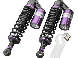 Newsmarts 2pcs Adjustable 320mm Motorbike Air Shock Absorbers Suspension Universal Fit for Honda Suzuki Yamaha Kawasaki ATV Go Kart Quad Dirt Sport Bikes