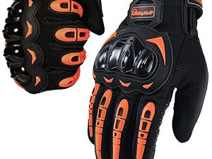 Motorcycle Gloves for Men and Women Full Finger Touchscreen Mountain Biking Dirt Bike Riding Scooter Accessories Gloves for Power Sports BMX ATV MTB Driving Motocross Cycling Motor Cycle