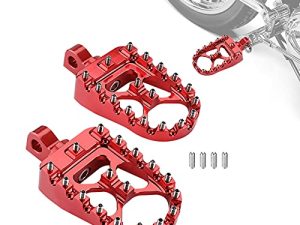 KEMIMOTO CNC Motorcycle Foot pegs for Dyna Sportster FLFB FLSTF Iron 883 Softail Street Glide