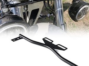 Motorcycle Light Bracket Bar Driving Spot Fog Passing Turn Signal Light Bracket bar For Dyna Super Glide Road Honda Suzuki Yamaha Kawasaki(Black)
