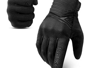 INBIKE Breathable Mesh Motorcycle Gloves Touchscreen with TPR Palm Pad Hard Knuckles