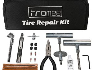 Hromee 48 Pieces Tire Repair Tools Kit for Car