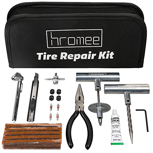 Hromee 48 Pieces Tire Repair Tools Kit for Car Hromee 48 Pieces Tire Repair Tools Kit for Car