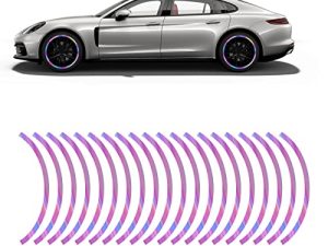 16PCS 17''-19'' Reflective Wheel Rim Stripe Decal