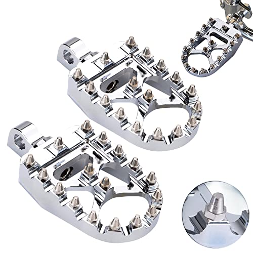 Sresk Offroad CNC Wide Fat Foot Pegs for Harley Dyna Sportster FLFB FLSTF Iron 883 Softail Street Glide Sresk Offroad CNC Wide Fat Foot Pegs for Harley Dyna Sportster FLFB FLSTF Iron 883 Softail Street Glide
